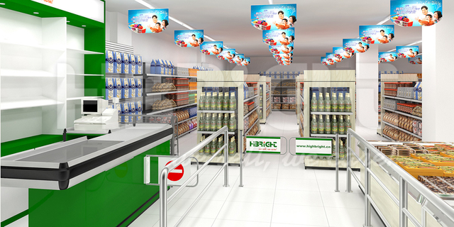 سوبر ماركت الصين 1000M2 2015-01