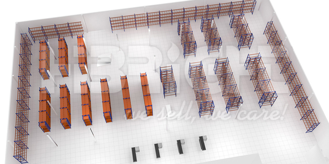 مشروع أرفف مستودع موريشيوس 2800M2 2016-07
