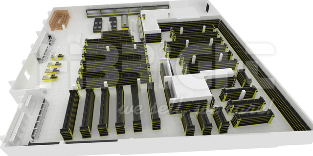 دبي هايبر ماركت 5000m2 طابقين 2016-07