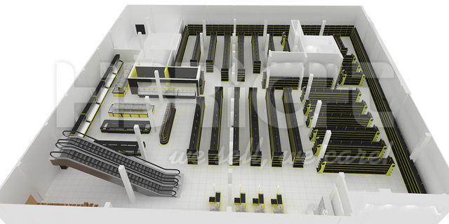 دبي هايبر ماركت 5000m2 طابقين 2016-08