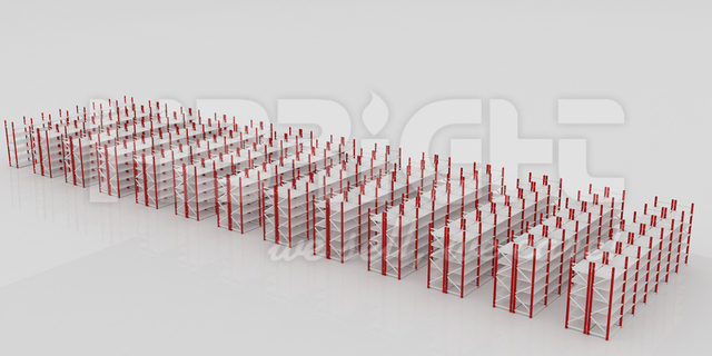 مشروع أرفف مستودع موريشيوس 2800m2 2016-045