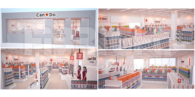 مشروع مخزن العلامة التجارية اليابان 1800 م 2 طابقين 2016-13