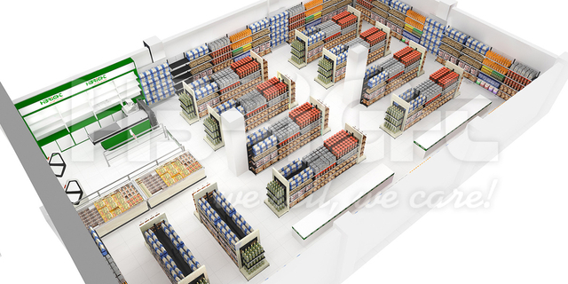 سوبر ماركت الصين 1000M2 2015-03