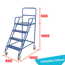 23 "4 خطوات المستودع اللوجستي لوجستي خطوة سلم LT-7