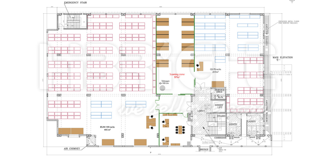 مشروع أرفف مستودع موريشيوس 2800M2 2016-01