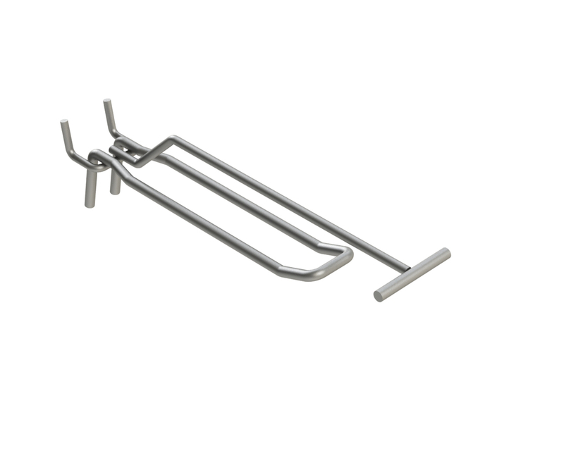 Euro U شكل ربط Pegboard مع ذراع التأرجح