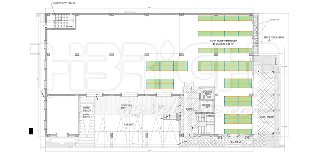 مشروع أرفف مستودع موريشيوس 2800M2 2016-03