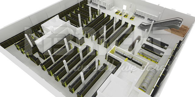 دبي هايبر ماركت 5000m2 طابقين 2016-10