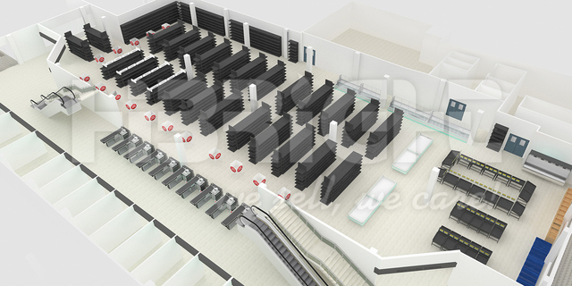 ماليزيا سوق البقالة 1500m2 2016-06