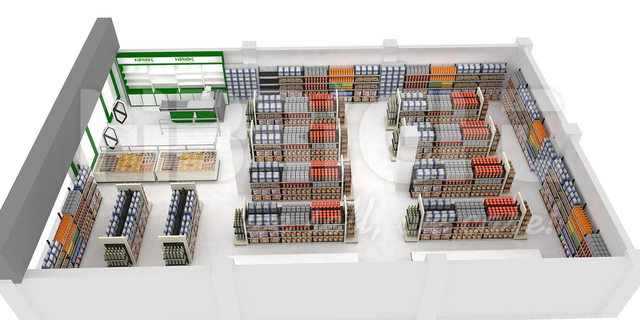 سوبر ماركت الصين 1000M2 2015-05