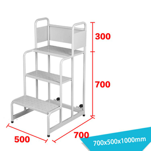 20 "Wide 4 Step Steel Warehouse Ladder LT-5