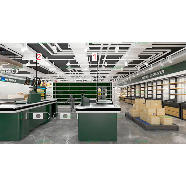 تصميم سوبر ماركت ثلاثي الأبعاد في كندا