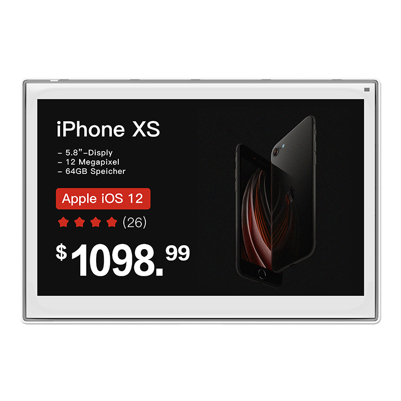 7.5 بوصة علامات الرف الإلكترونية