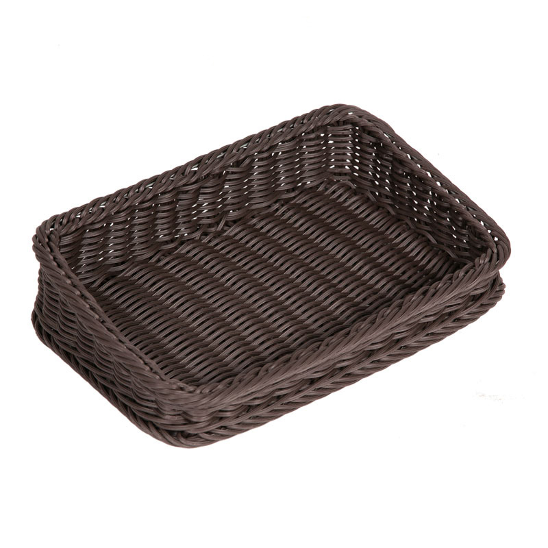 سلة روطان المنحدر لعرض الفاكهة والخضروات